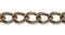 Wide Curb Link Chain 5.5mm Antique Copper Plated (Priced per Foot) -